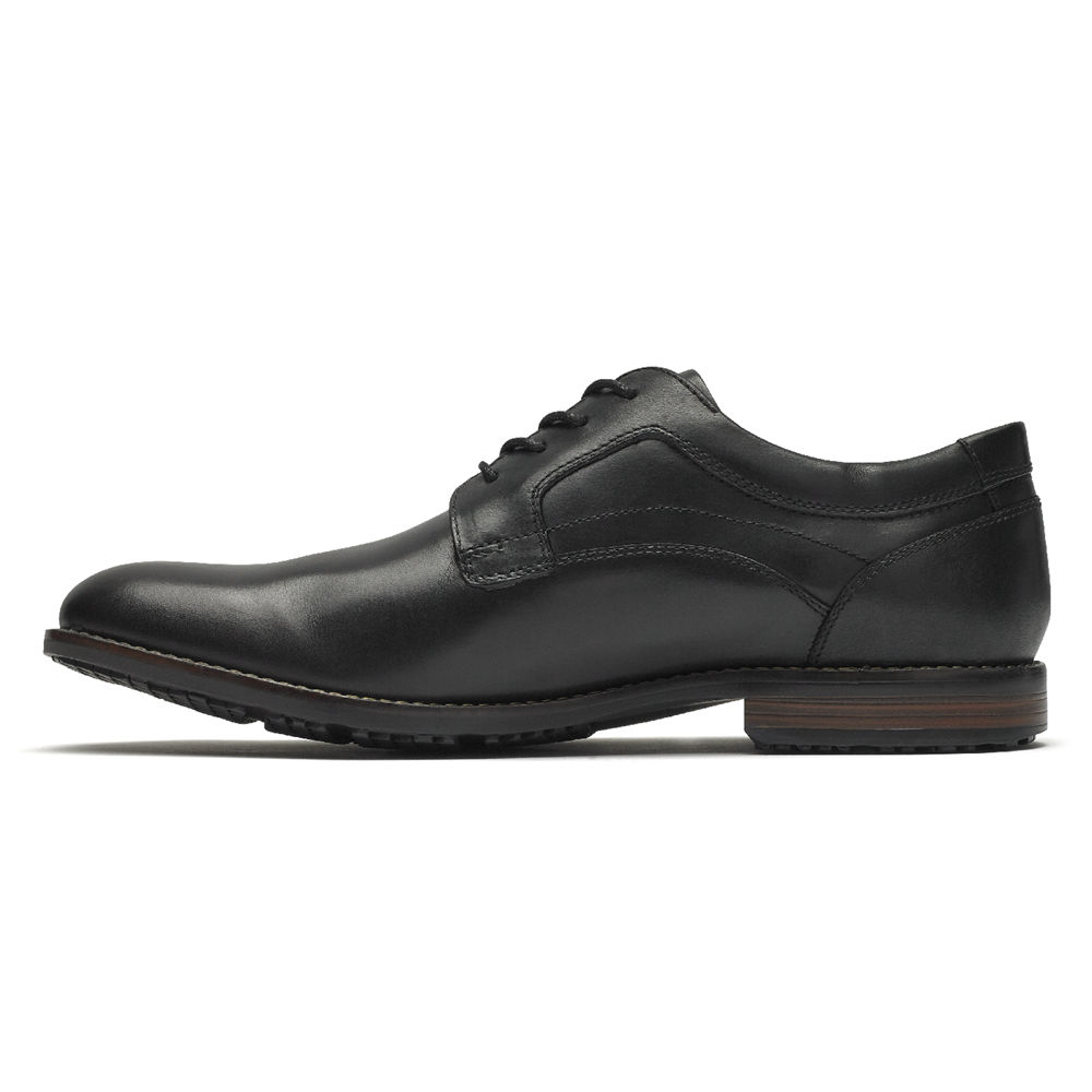 Rockport Oxfords Herre Svart - Dustyn Plain Toe - UXHD65297